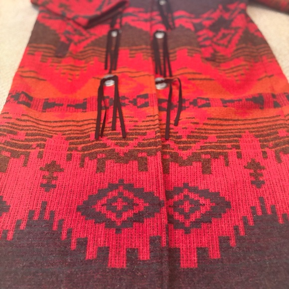 Vintage Woolrich Hooded Western Long Wool Jacket size L - Picture 6 of 14